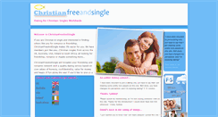 Desktop Screenshot of christianfreeandsingle.com